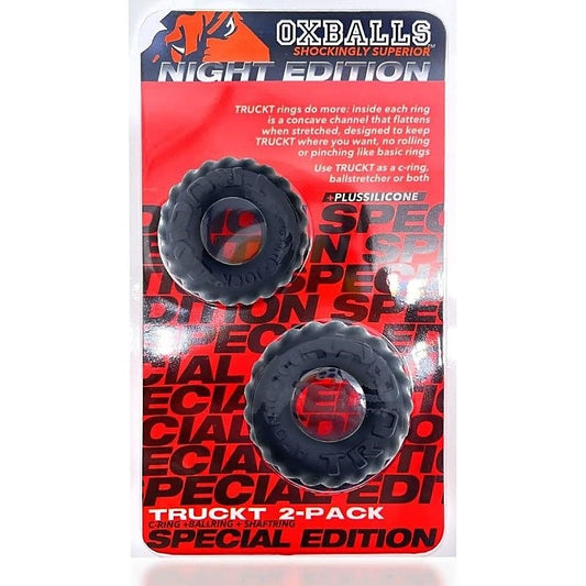 Truckt 2 Piece Cockring Set by Oxballs - Stretchy Cock Rings