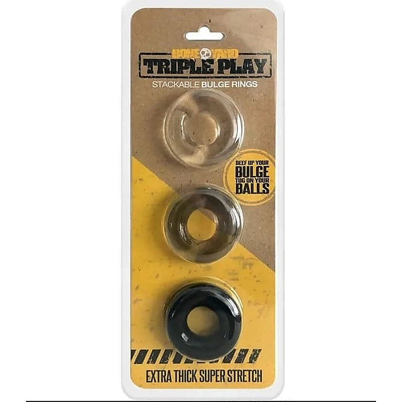 Professional HUJ3 C-Ring 3 Pack by Hunkyjunk - Cock Rings