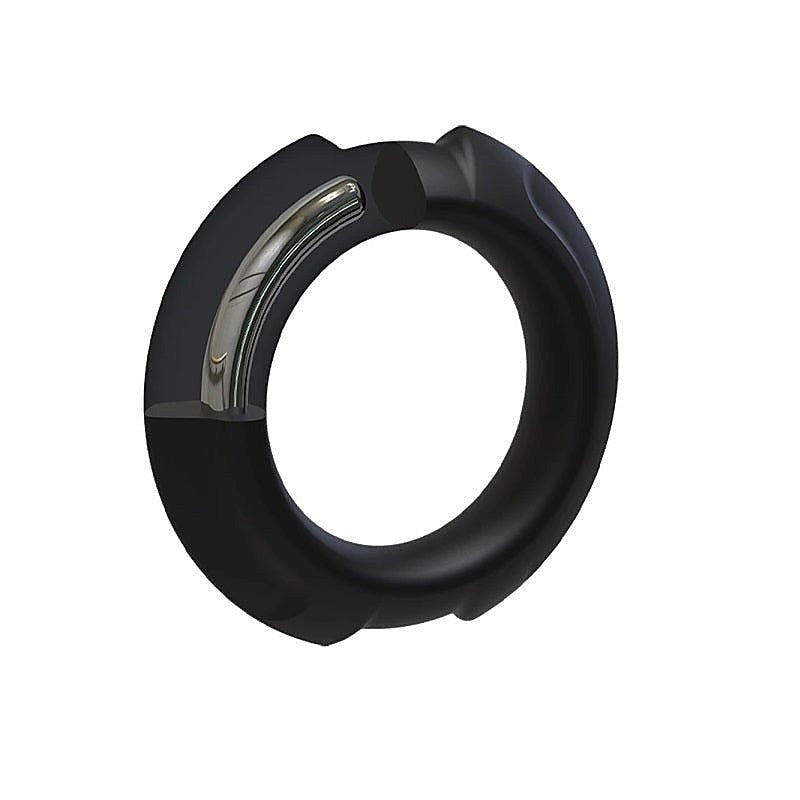 Optimale FlexiSteel Pleasure Ring by Doc Johnson - Steel Cock Rings