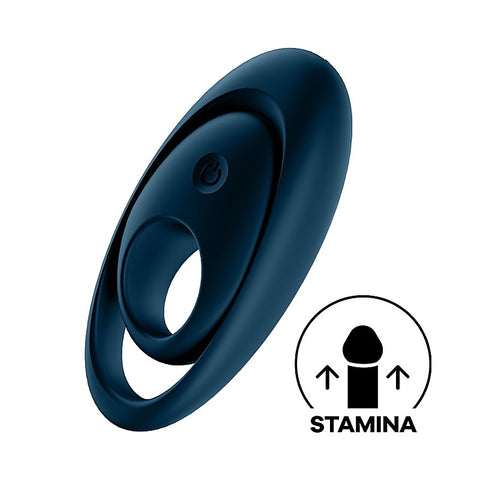 Glorious Duo Mens Vibrating Cock Ring by Satisfyer - Ball and Cock Toys