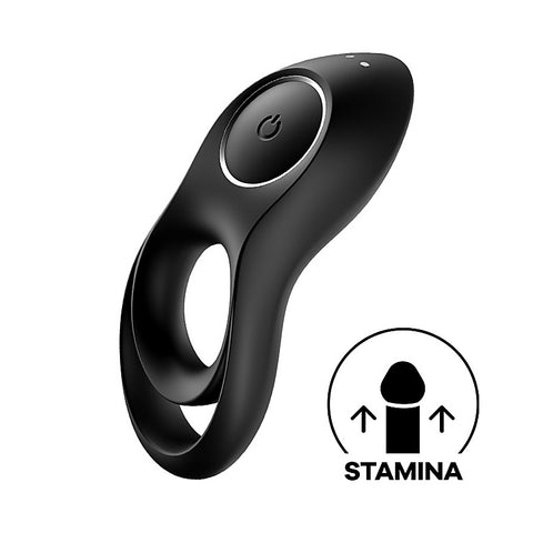 Legendary Duo Vibrating Silicone Cock Ring by Satisfyer - Ball and Cock Toys