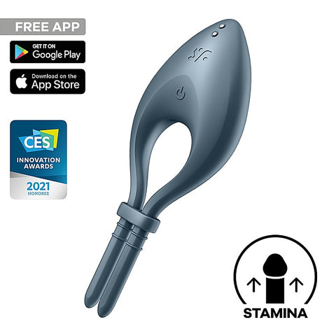 Bullseye App Controlled Adjustable Cock Ring by Satisfyer - Ball and Cock Toys