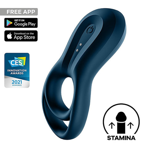 Epic Duo App Connected Vibrating Cock Ring By Satisfyer - Ball and Cock Toys