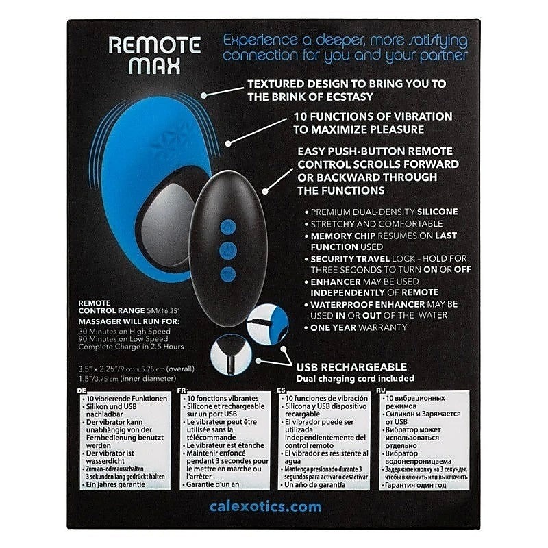 Link Up Max Remote Controlled Vibrating Dick Ring - Vibrating Cock Rings