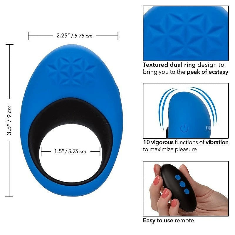 Link Up Max Remote Controlled Vibrating Dick Ring - Vibrating Cock Rings
