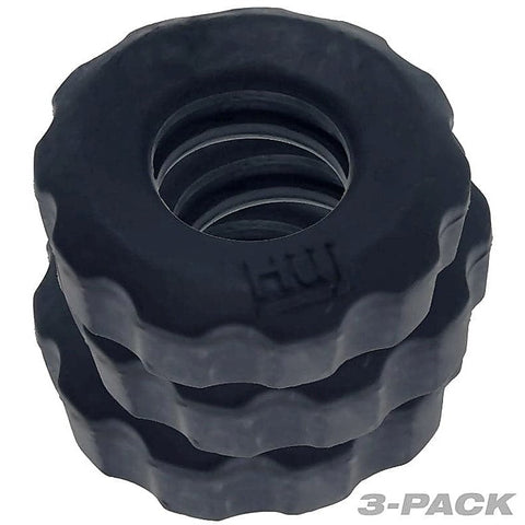 Premium Superhuj C-Ring 3 Pack by Hunkyjunk - Stretchy Cock Rings