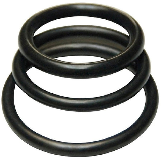 Rubber Cock Rings Set by The Stockroom - Cock Rings