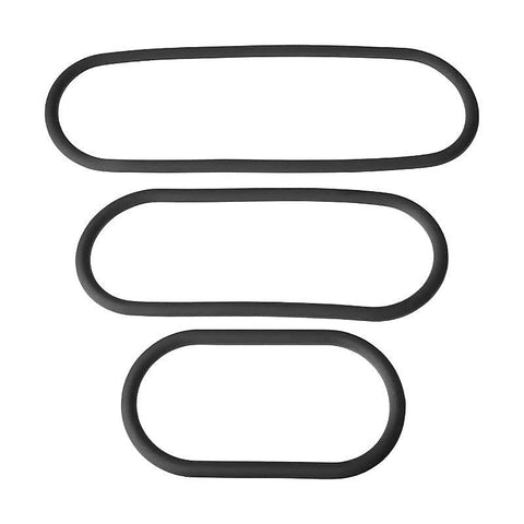 Xplay Silicone Thin Wrap Ring 3 Pack by Perfect Fit - Cock Rings