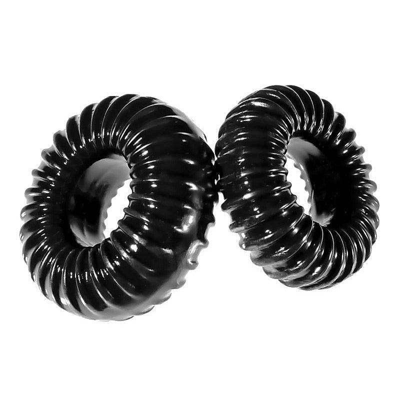 Xplay Ribbed Ring Slim Pack by Perfect Fit - Cock Rings