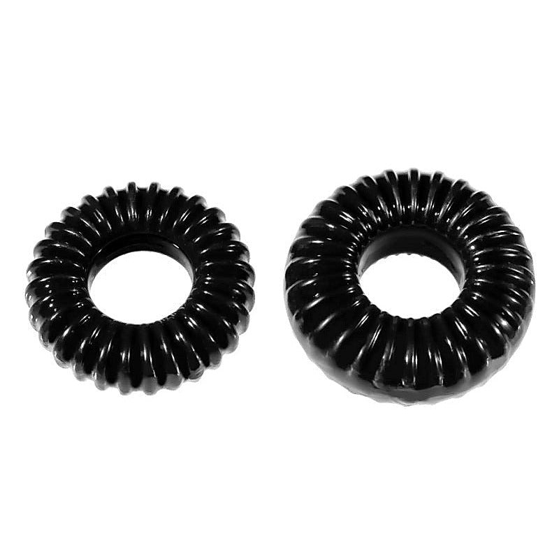 Xplay Ribbed Ring Slim Pack by Perfect Fit - Cock Rings