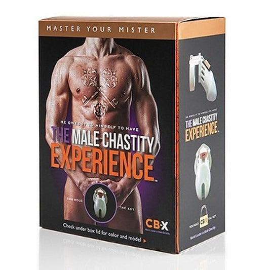 CB 6000 Black Male Chastity Cock Cage Kit by A L Enterprises - Male Chastity