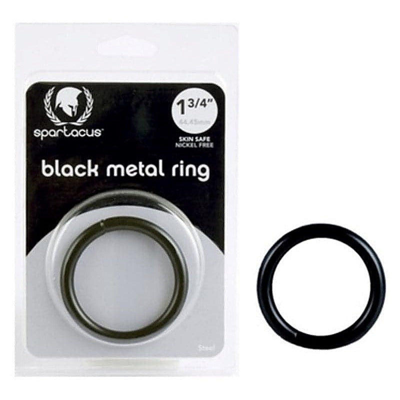 Black Steel C Ring by Spartacus Enterprises - Cock Rings