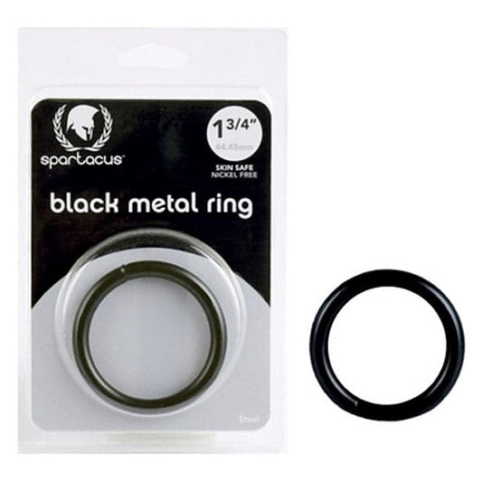 Black Steel C Ring by Spartacus Enterprises - Cock Rings