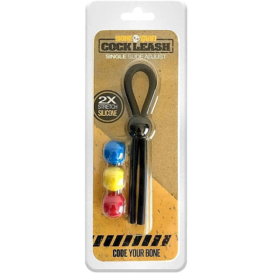 Boneyard Adjustable Cock Leash by C1R Releasing - Stretchy Cock Rings