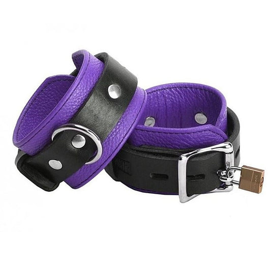 Underground Asylum Lockable Wrist Cuffs by Hell's Couture - Cuffs and Restraints