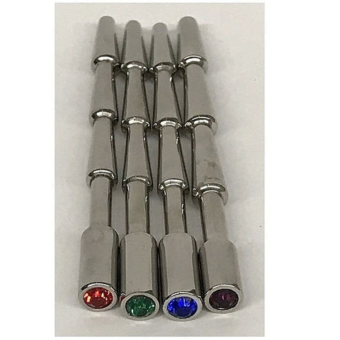 Hells Couture Cleo Ameblo Penis Plug with Gemstone Design - Penis Plugs