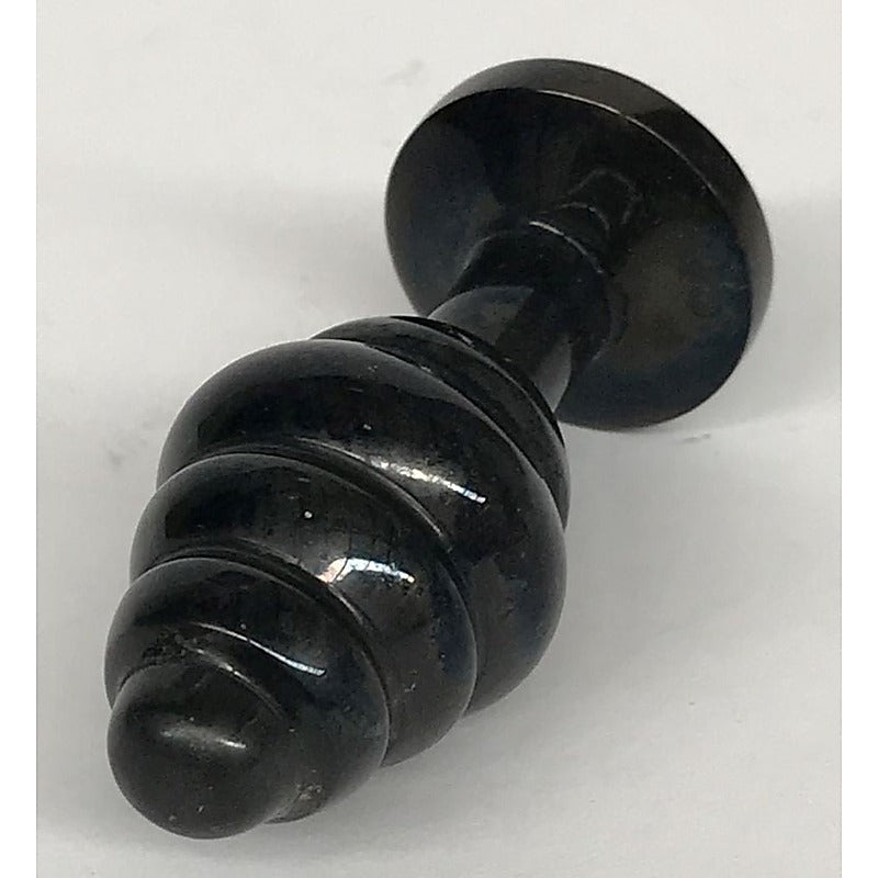 Wild Passion Anal Plug Black Small by Hell's Couture - Steel Sex Toys