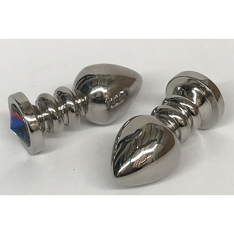 Ribbler Metal Jeweled Anal Plug Large - Love Eggs and Kegel Exercisers