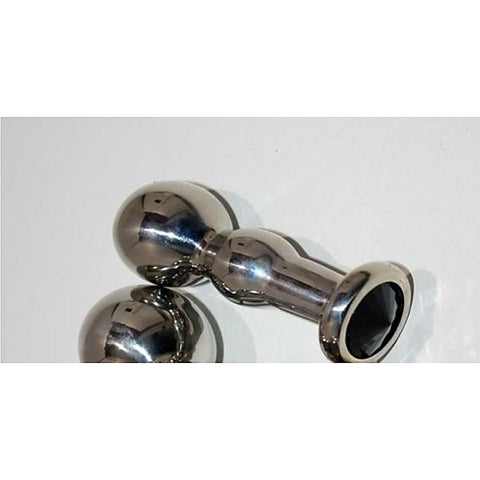 Premium Gem-Adorned Anal Plug by Hell's Couture - Steel Sex Toys