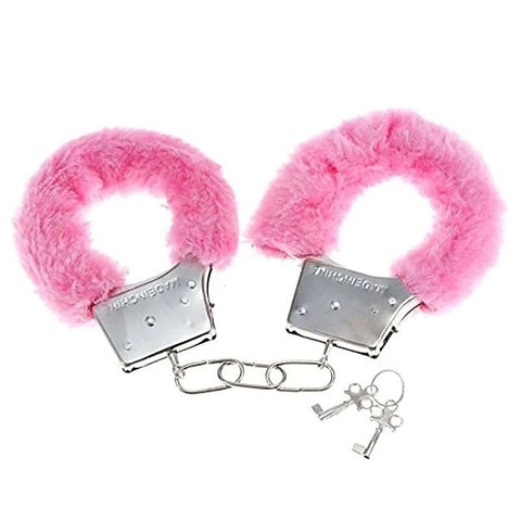 Die Cast Metal Furry Love Cuffs by Hua Novelties - Butt Plugs
