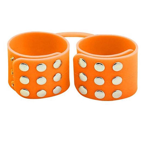 Adjustable Silicone Handcuffs by RoomFun - Cuffs and Restraints