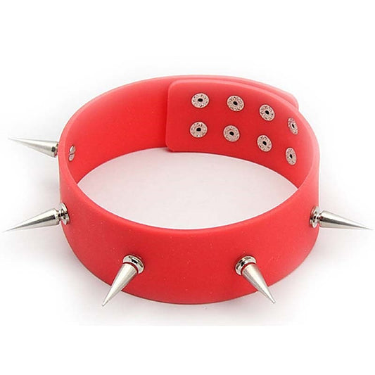 Spiked Silicone Neckband by RoomFun - Collars and Leads