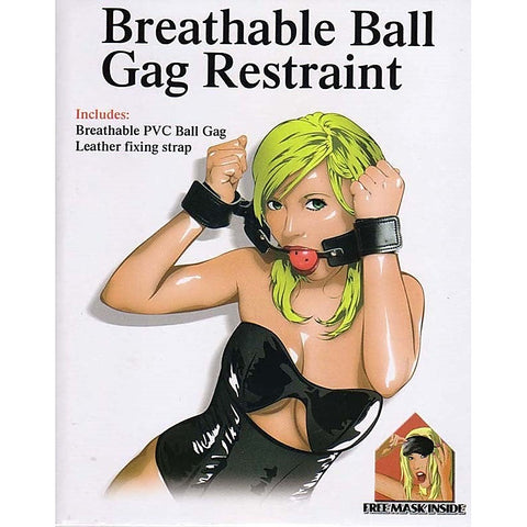 Breathable Ball Gag by RoomFun - Cuffs and Restraints