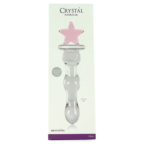 Crystal Superstar Glass Dildo by NS Novelties - Glass Sex Toys