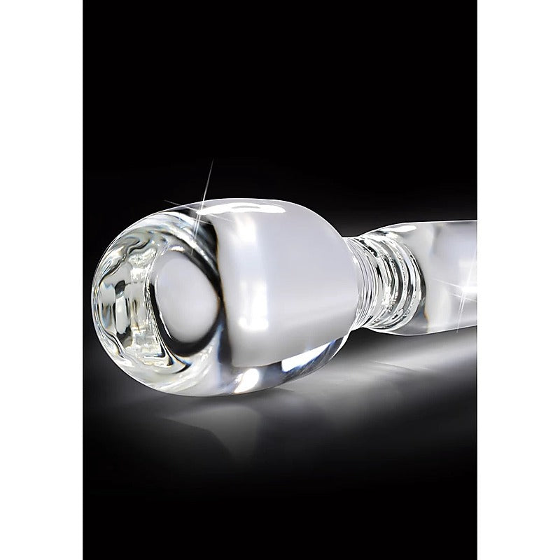 Icicles No 58 Glass Body Wand Massager by Pipedream Products - Glass Sex Toys