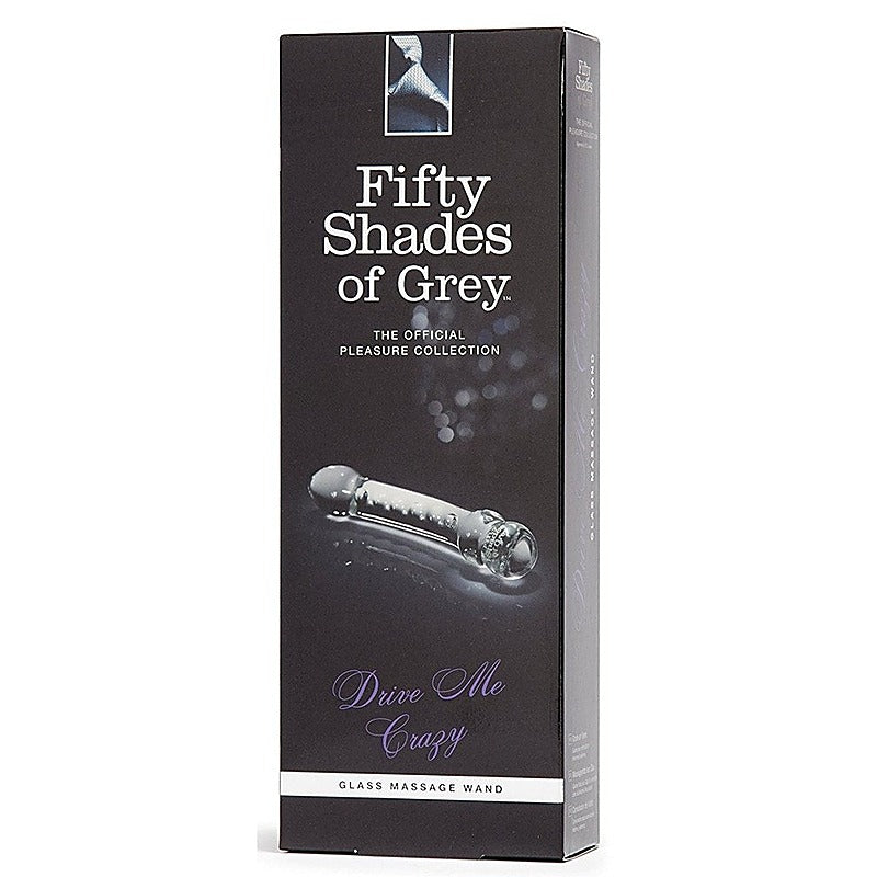 Drive Me Crazy Glass Massage Wand by Love Honey - Glass Sex Toys