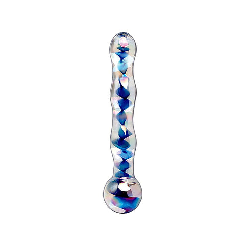 Icicles No. 08 Clear Glass Dildo Massager - Glass Sex Toys
