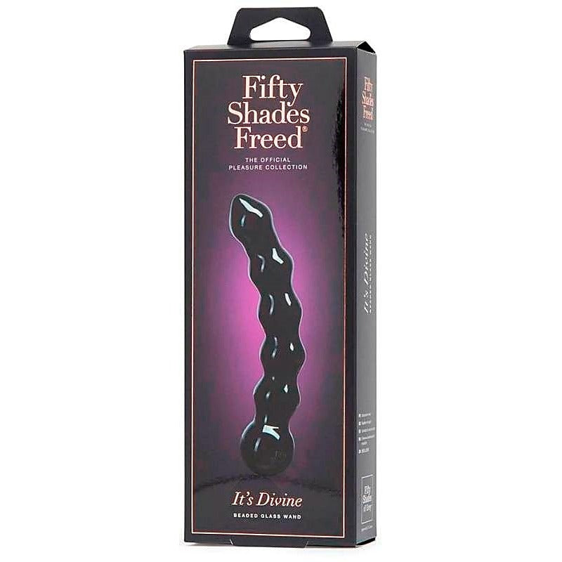 It's Divine Beaded Glass Wand by Love Honey - Glass Sex Toys