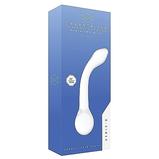 G-Rider White by Shots Toys - Glass Sex Toys