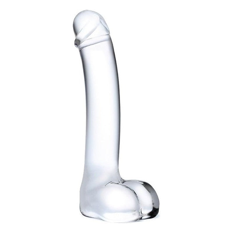 Realistic Curved Glass G-Spot Dildo by Glas - Glass Sex Toys