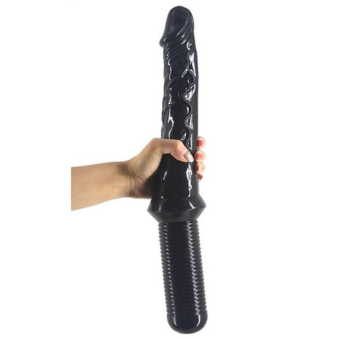 FAAK Penis Probe with Handle 42cm Urethral Sound with Ergonomic Grip - Realistic Dildos