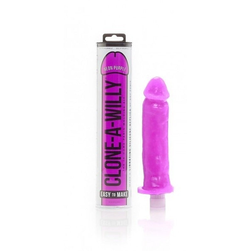 Empire Labs' Customizable Neon Purple Pleasure Replica - Moulding Kits