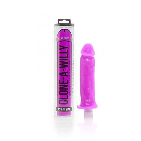 Empire Labs' Customizable Neon Purple Pleasure Replica - Moulding Kits