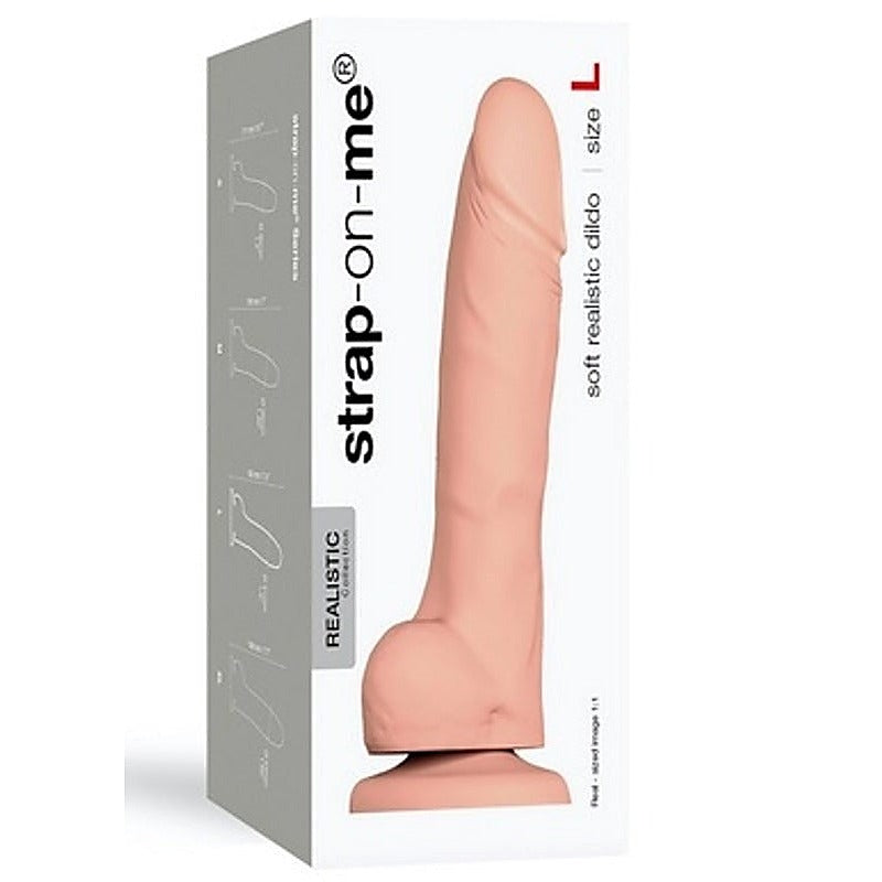 Soft Realistic Dildo Large by Strap-on-Me - Moulding Kits