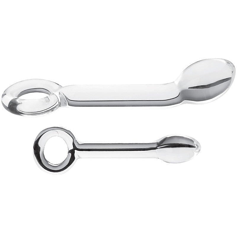 Blown Glass G-Spot Dildo with Loop by Spartacus - Bullet Vibrators