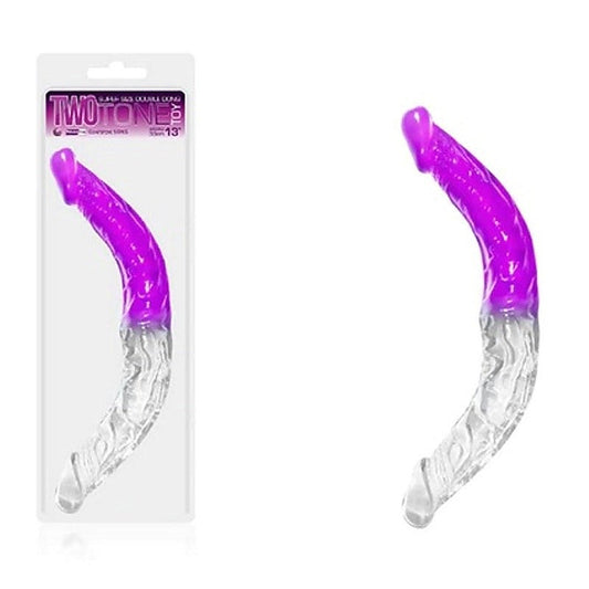 Two Tone Double Dong 13 Inch by NANMA Corporation - Realistic Dildos