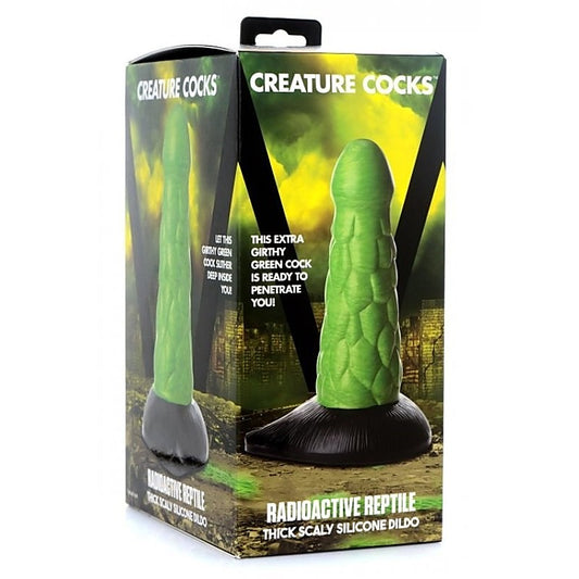 Creature Cocks Radioactive Reptile by XR Brands - Non-Realistic Dildos