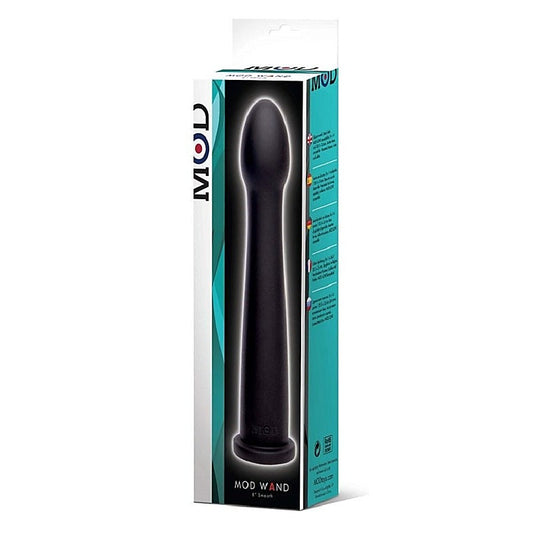Smooth Wand Dildo Attachment Black by XR Brands - Non-Realistic Dildos