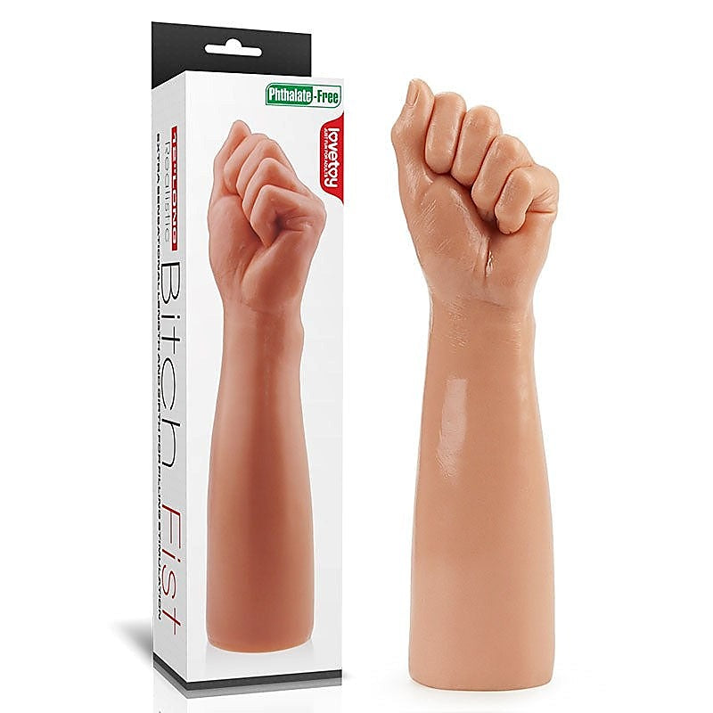Premium King Sized 12'' Bitch Fist by Lovetoy - Realistic Dildos