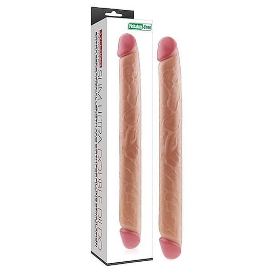 King Sized Slim Ultra Double Dildo by Lovetoy - Realistic Dildos