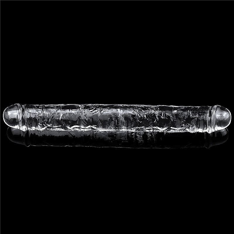 Flawless Clear Double Dildo by Lovetoy - Double Ender