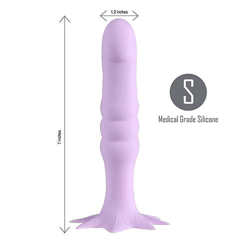 Maia Toys Maia DAZEY 420 Silicone Dildo Purple with Suction Cup Base - Non-Realistic Dildos