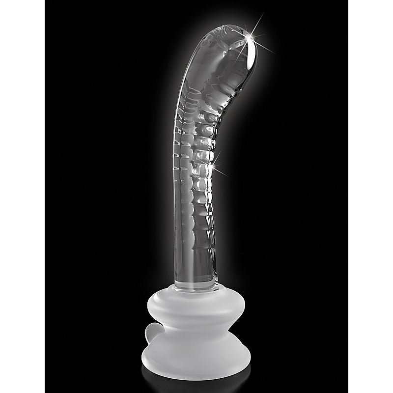Icicles No. 88 Suction Cup Base Glass Dildo by Pipedream - Glass Sex Toys