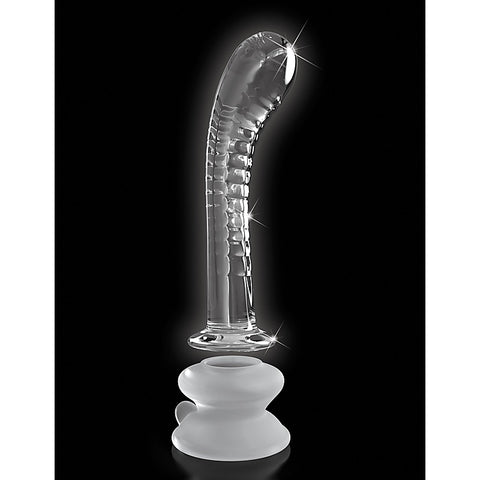 Icicles No. 88 Suction Cup Base Glass Dildo by Pipedream - Glass Sex Toys