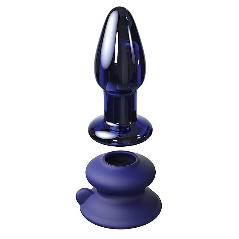 Icicles No 85 Rechargeable Glass Butt Plug by Pipedream - Glass Sex Toys