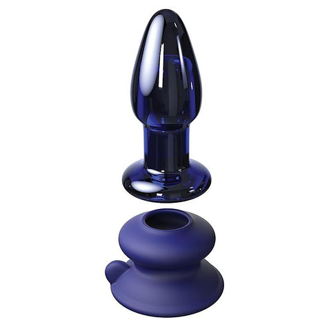 Icicles No 85 Rechargeable Glass Butt Plug by Pipedream - Glass Sex Toys